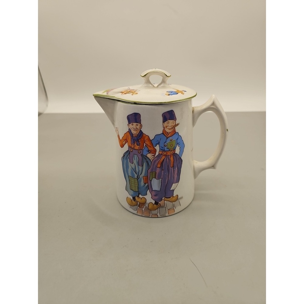 Edwin M‎ Knowles China Semi Vitreous China Pitcher Dutch Children